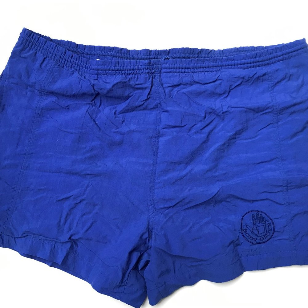 Vintage Blue Body Glove Lined Swim Trunks Size M